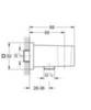 GROHE Euphoria Cube 26370000 Шланговое подсоединение с держателем