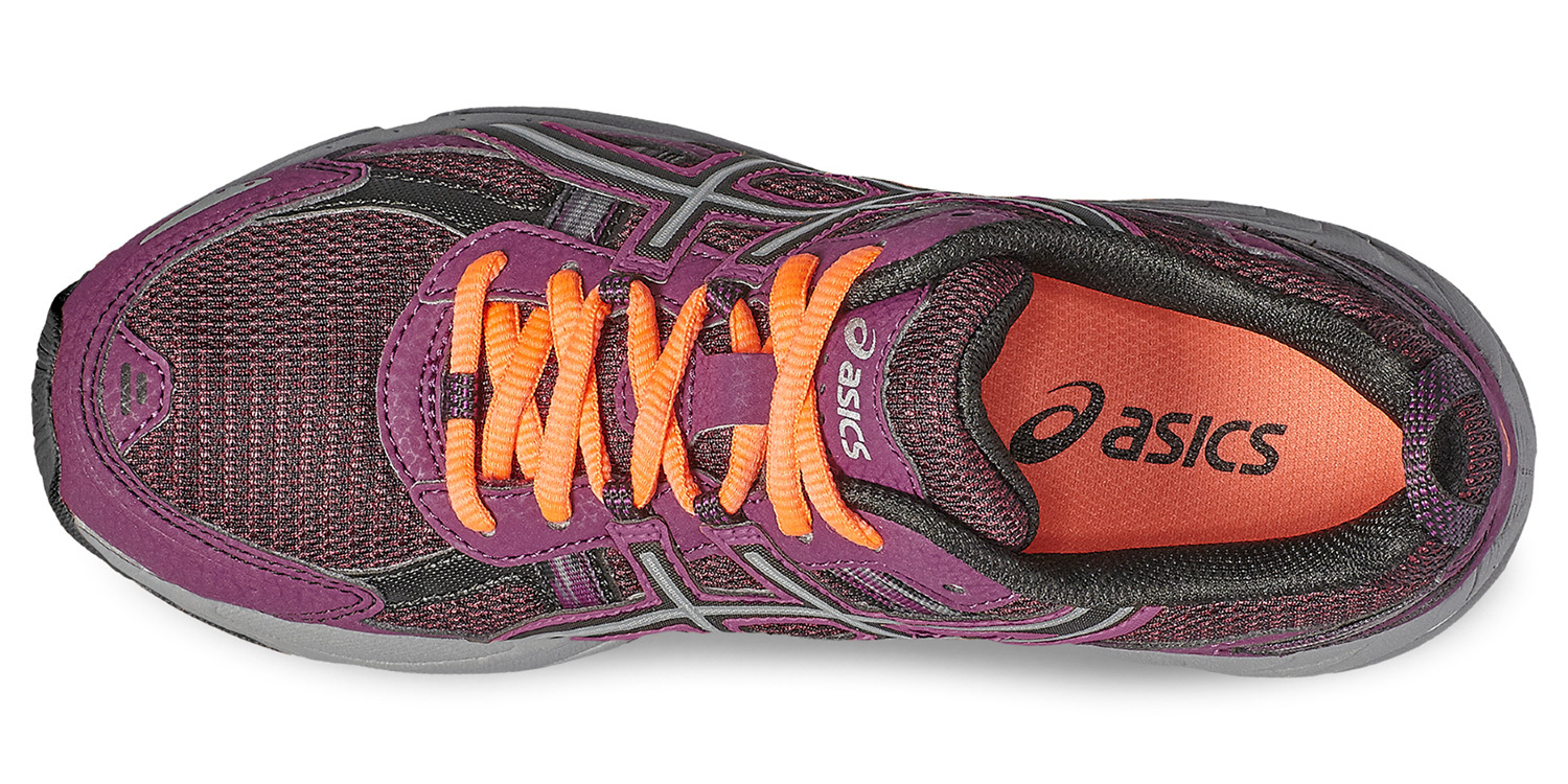 Кроссовки внедорожники женские Asics Gel Venture 5 фиолетовые - 4