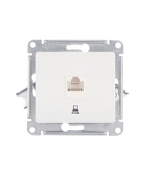 Механизм розетки комп. 1-м Glossa RJ45 кат.5е фисташк. SchE GSL001081K