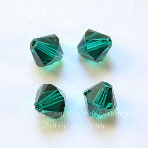 5328 Бусина - биконус Сваровски Emerald 8 мм