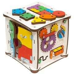 Evo Toys Кубик развивающий Семицветик Миди со светом  25х25х25 см (ET-BK-01-02)