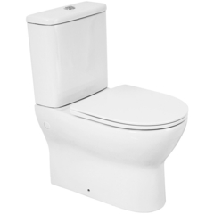 BelBagno Energia BB8134CPR/SC Чаша унитаза P-trap с сиденьем дюропласт soft close, цвет: белый фото