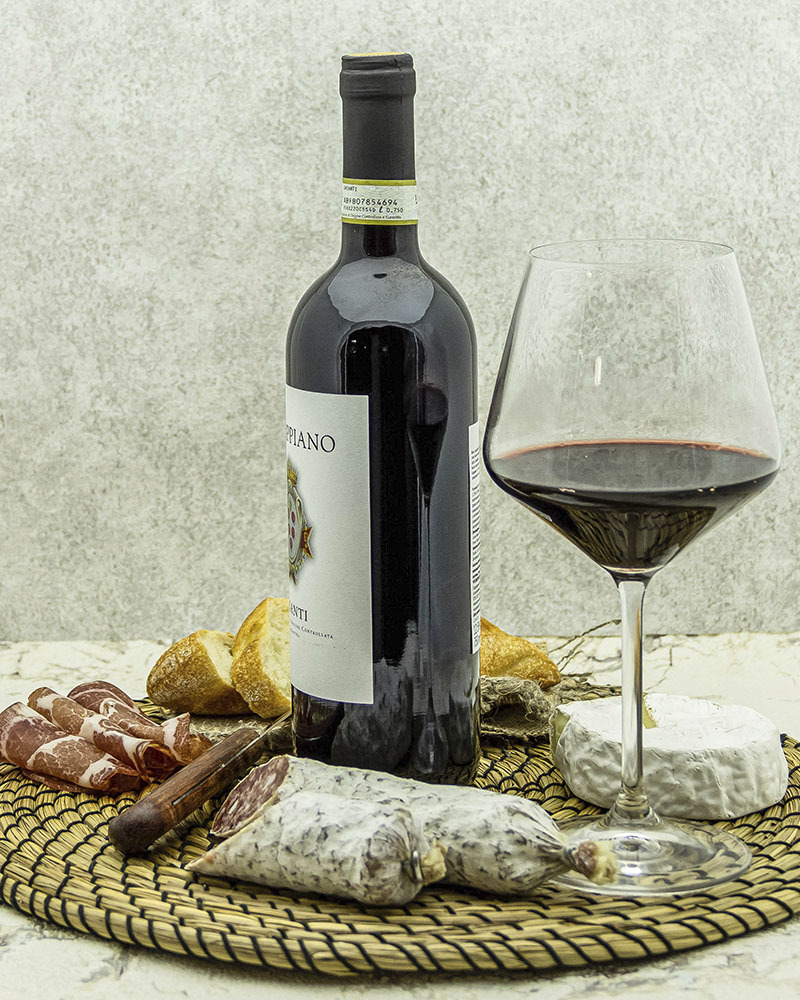 Вино Fattoria di Calappiano Кьянти Калаппиано Красное Сухое 2018 г.у. 12,5% 0,75 л, Италия