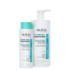 Бальзам-кондиционер для объема склонным к жирности волосам Volume Save Conditioner, 400 мл, ARAVIA Prof