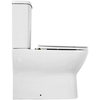 BelBagno Energia BB8134CPR/SC Чаша унитаза P-trap с сиденьем дюропласт soft close, цвет: белый