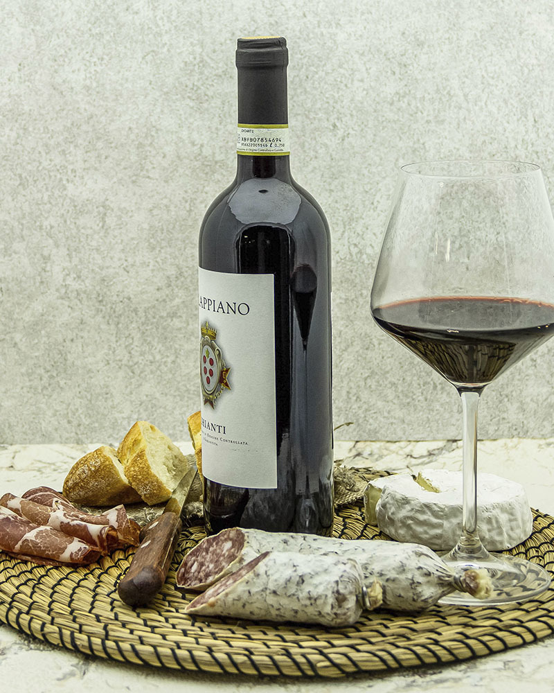 Вино Fattoria di Calappiano Кьянти Калаппиано Красное Сухое 2018 г.у. 12,5% 0,75 л, Италия