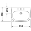 Duravit D-Code 23106500302 Раковина