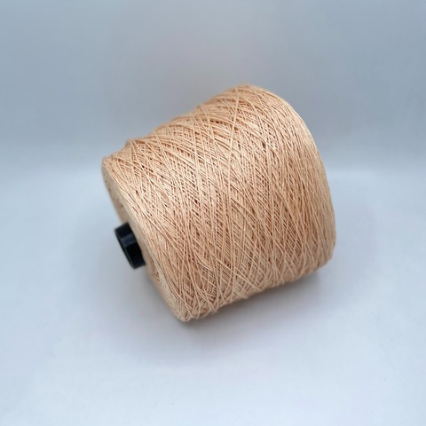 Бобинная пряжа (пр.Италия), art-Frescolino , 500м/100гр. 100% Лен цвет-Абрикос, арт.30020