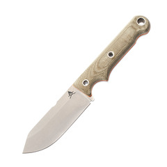 Фото Нож White River FIRECRAFT 4 StoneWash, сталь CPM S35VN, рукоять серо-зеленая микарта