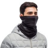 Элитная тёплая мультибандана Buff Polar Solid black