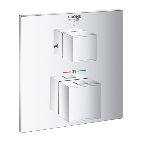 GROHE Grohtherm Cube 24155000 Термостат для душа встраиваемый на 2 потребителя