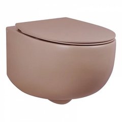 AeT Dot 2.0 S555T0R0V6142 Унитаз подвесной, розовый матовый фото