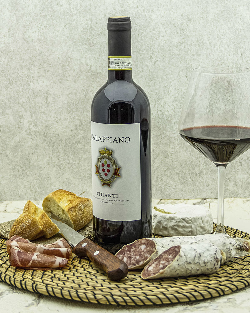 Вино Fattoria di Calappiano Кьянти Калаппиано Красное Сухое 2018 г.у. 12,5% 0,75 л, Италия