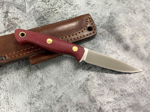 Нож Splinter, N690, микарта, 240.0657 красный