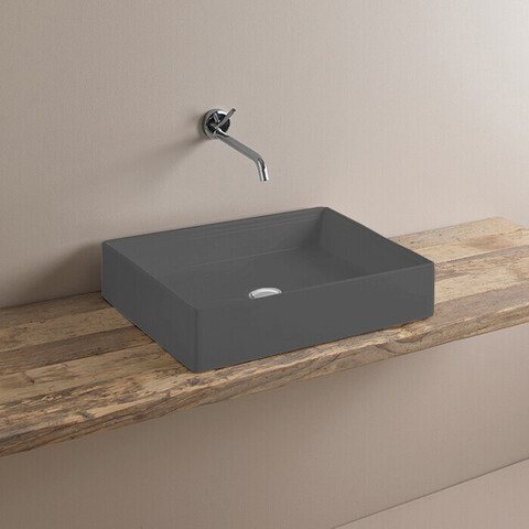 ArtCeram Scalino SCL002 37 00 Раковина накладная, 55x38, цвет: серый