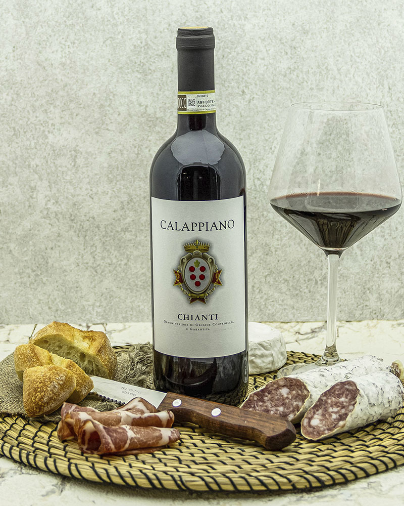 Вино Fattoria di Calappiano Кьянти Калаппиано Красное Сухое 2018 г.у. 12,5% 0,75 л, Италия