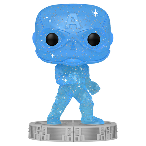 Funko POP! Marvel Infinity Saga: Captain America Blue (Art Series Exc) (46)