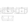Allen Brau Priority 2.31004.20B/AM Акриловая ванна, 170x78, цвет: белый