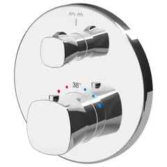 Am.Pm F71A85500 Spirit V2.1, cмеситель д/ванны/душа монтируемый в стену с термостатом, хром фото