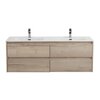 BelBagno Kraft KRAFT-1400-4C-SO-2-RGB Тумба под раковину подвесная, 140x46, цвет: Rovere Galifax Bianco