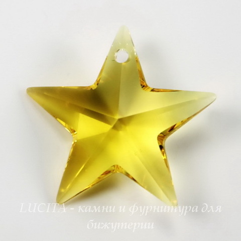 6714 Подвеска Сваровски Звезда Light Topaz (20 мм) ()