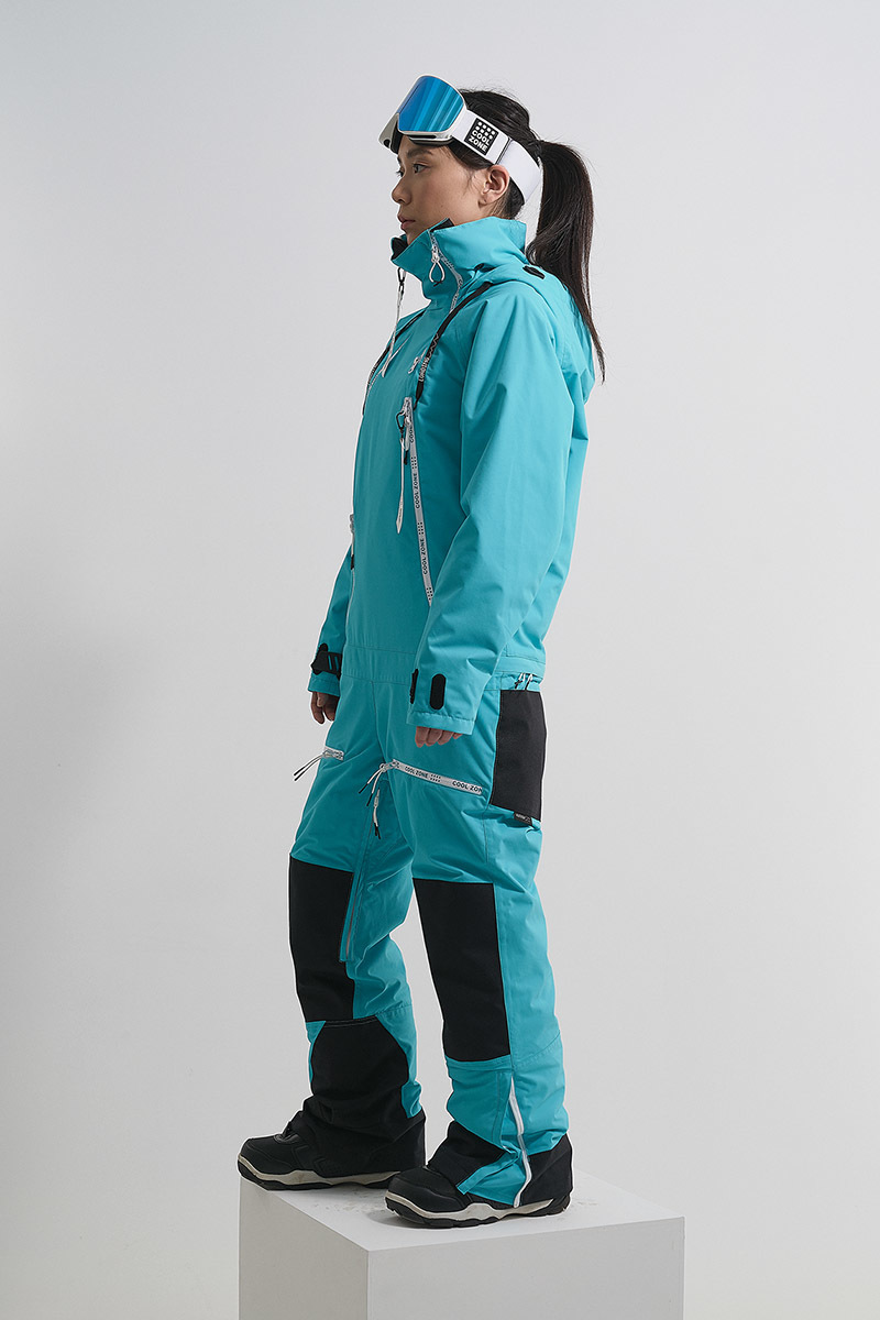 Cool Zone CRUSH комбинезон женский горнолыжный бирюзовый - 3