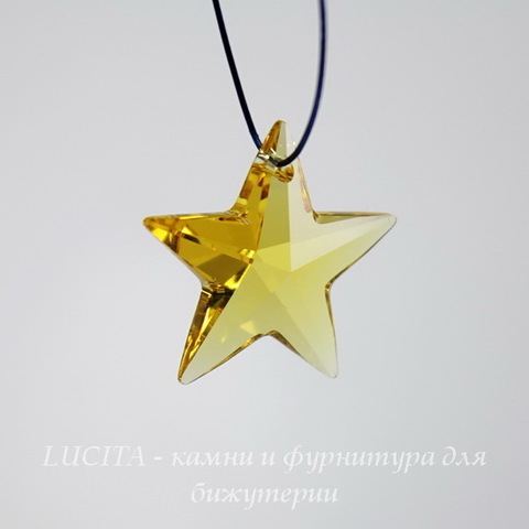 6714 Подвеска Сваровски Звезда Light Topaz (20 мм) ()