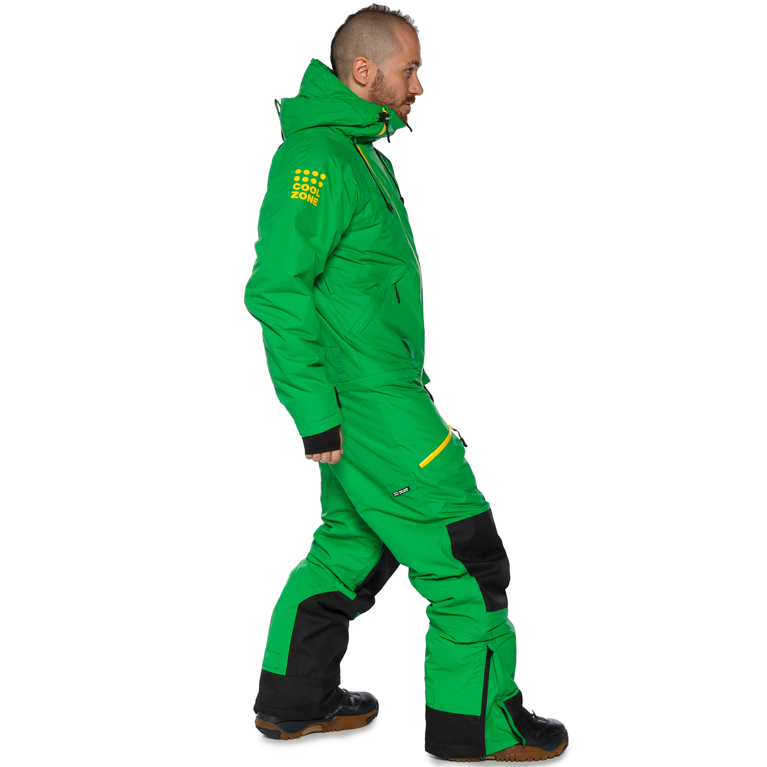 Комбинезон для сноуборда COOL ZONE KITE мужской зеленый - 3