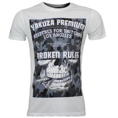 Футболка белая Yakuza Premium 3105