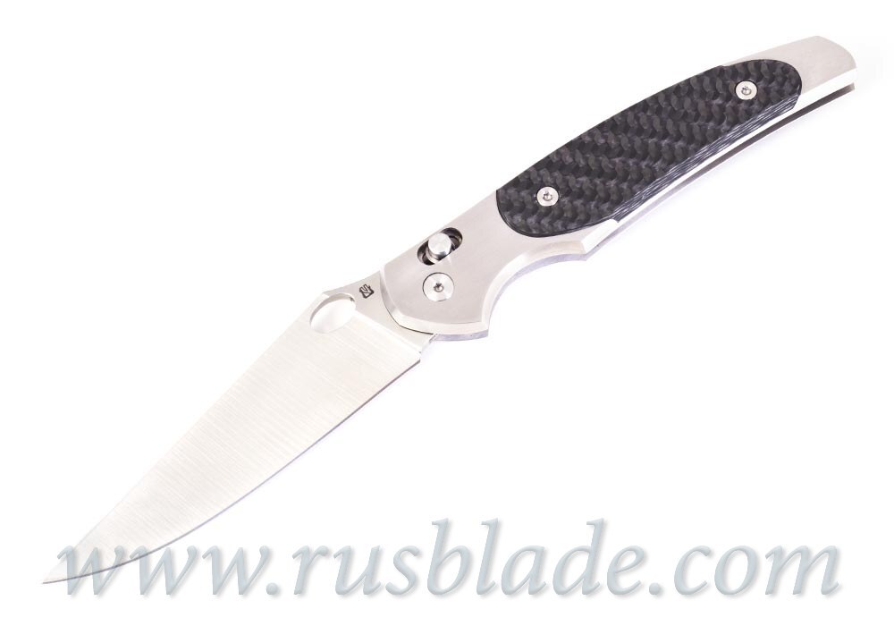 Cheburkov Raven M390 Titanium CF Folding Knife