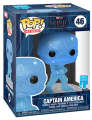 Funko POP! Marvel Infinity Saga: Captain America Blue (Art Series Exc) (46)