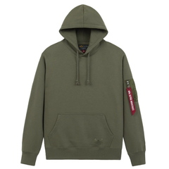 Толстовка Alpha Industries Utility Pocket Hoodie OG-107 Green (Зелёный)