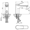 Lemark LM11306C Смеситель Lemark Ortus для раковины (LM11306C)