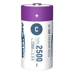 Аккумулятор Baby С/Li-ion ANSMANN 1.5V 2500mAh/2шт