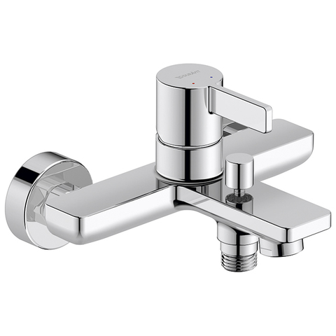 Duravit D-Neo DE5230000010 Смеситель для ванны, настенный, с автом. перекл. цвет: хром