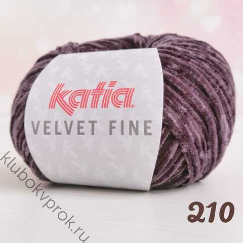 KATIA VELVET FINE 210, Королевский пурпур