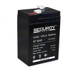 Аккумулятор Security Force 6V/4,5A