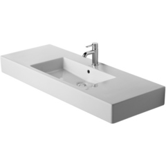 Duravit Vero 329120000 Раковина для мебели с перел., с 1 отв. под смес., 1250x490мм, цвет: Белый фото
