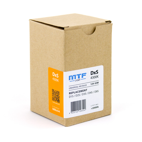 Ксеноновая лампа MTF Light DxS штатная 4300K (D1S/D2S/D3S/D4S/D8S)