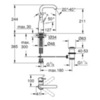 GROHE Essence 32628AL1 Смеситель для раковины