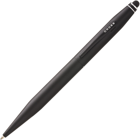 Ручка шариковая Cross Tech2, Satin Black со стилусом, M, BL (AT0652-1)