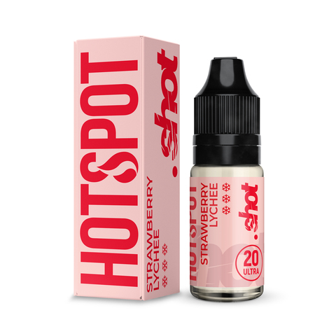 Жидкость HOTSPOT SHOT 2.0% ULTRA 10 ml Strawberry Lychee - Клубника Личи