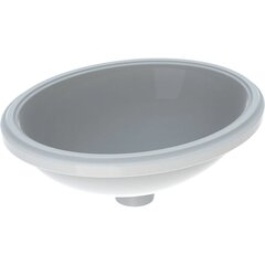 Geberit VariForm 500.750.01.2 Раковина с установкой под столешницу овальной формы, 42х33 см, без отв. под смеситель, без отв. перелива фото