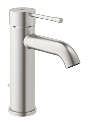 Grohe Essence 24171DC1 Смеситель для раковины  с донным клапаном, S-Size, суперсталь