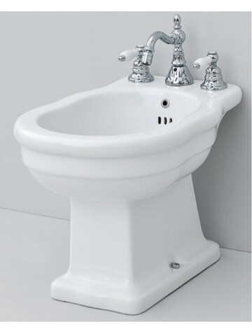 ArtCeram Hermitage HEB002 03 00 Биде напольное, цвет: черный (глянцевый)