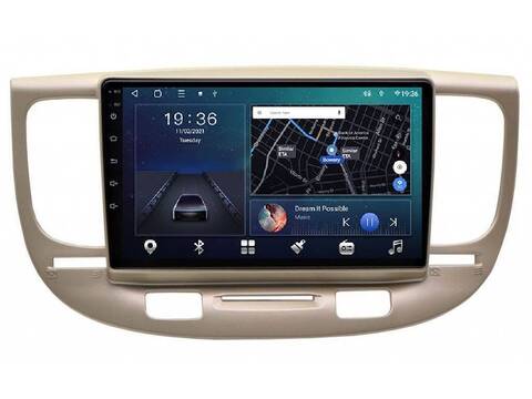 Магнитола для Kia Rio (2006-2011) Android 11 3/32GB QLED DSP 4G модель KI-177TS18