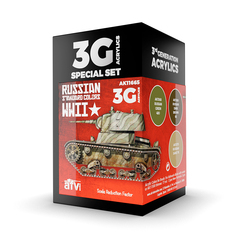Набор акриловых красок GEN3 AK Interactive - RUSSIAN STANDARD WWII COMBO