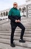 Мужская тренировочная куртка с капюшоном Nordski Pro Tour Hood alpine green-black - 26