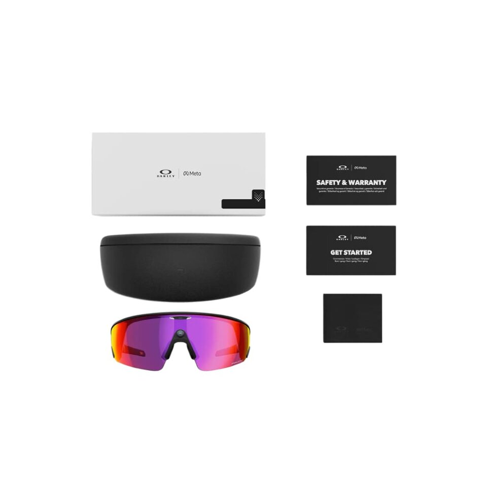 Умные очки Oakley Vanguard (Черная оправа, линзы Prizm Road)