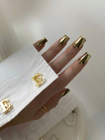 Втирка для ногтей CHROME LIGHT GOLD